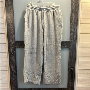 Old Navy Gray Joggers Relaxed Fit Elastic Waistband